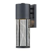 Hinkley Lighting Aria Single Light 15-1/2" Tall Outdoor Wall Sconce Black