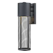Hinkley Lighting Aria Single Light 18-1/2" Tall Outdoor Wall Sconce Black