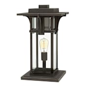 Hinkley Lighting Manhattan 12v 3.5w 18" Tall Pier Mount Light with LED Bulb Included Oil Rubbed Bronze