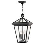 Hinkley Lighting Alford Place 3 Light 12" Wide Open Air Outdoor Pendant Museum Black