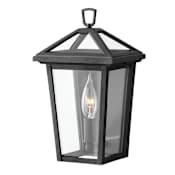 Hinkley Lighting Alford Place Single Light 11" Tall Open Air Outdoor Wall Sconce Museum Black