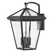 Hinkley Lighting Alford Place 4 Light 24" Tall Open Air Outdoor Wall Sconce Museum Black