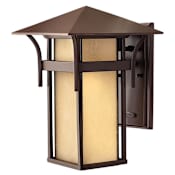 Hinkley Lighting 13.5" Height 1 Light Lantern Outdoor Wall Sconce in Anchor Bronze from the Harbor Collection Anchor Bronze