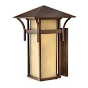Hinkley Lighting 20.5" Height 1 Light Lantern Outdoor Wall Sconce from the Harbor Collection Anchor Bronze