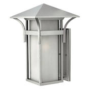Hinkley Lighting 20.5" Height LED Outdoor Lantern Wall Sconce from the Harbor Collection Titanium