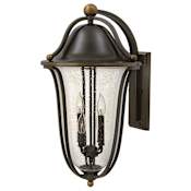 Hinkley Lighting 4 Light Outdoor Lantern Wall Sconce from the Bolla Collection Olde Bronze