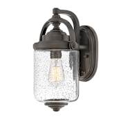 Hinkley Lighting Willoughby Single Light 14" Tall Coastal Elements Outdoor Wall Sconce Oil Rubbed Bronze