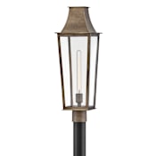 Hinkley Lighting Georgetown 26" Tall Post Light Burnished Bronze