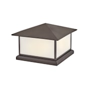 Hinkley Lighting Walter 2 Light 11" Tall Post Light Textured Oil Rubbed Bronze