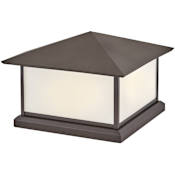 Hinkley Lighting Walter 2 Light 11" Tall LED Post Light Textured Oil Rubbed Bronze