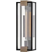 Hinkley Lighting Bergen 22" Tall LED Outdoor Wall Sconce Black / Burnished Bronze