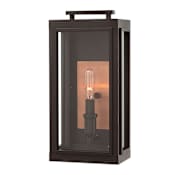 Hinkley Lighting 14" Height 1 Light Outdoor Wall Sconce from the Sutcliffe Collection Oil Rubbed Bronze