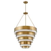 Hinkley Lighting Echelon 8 Light 27" Wide Lisa McDennon Chandelier Heritage Brass