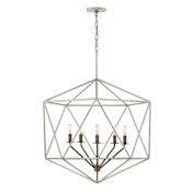Hinkley Lighting Astrid 5 Light 28" Wide Chandelier Glacial / Metallic Matte Bronze