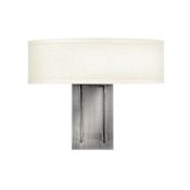 Hinkley Lighting 2 Light Indoor Wall Sconce from the Hampton Collection Antique Nickel