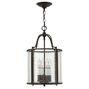 Hinkley Lighting 4 Light Full Sized Foyer Pendant from the Gentry Collection Olde Bronze