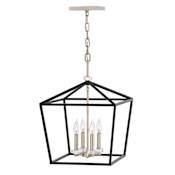 Hinkley Lighting 4 Light 16" Wide Crystal Chandelier Black