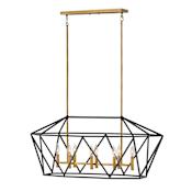 Hinkley Lighting 8 Light 40" Wide Taper Candle Chandelier Aged Zinc