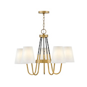 Hinkley Lighting Aston 5 Light 28" Wide Chandelier Heritage Brass