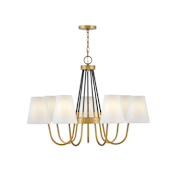 Hinkley Lighting Aston 7 Light 33" Wide Chandelier Heritage Brass