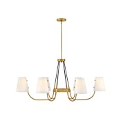 Hinkley Lighting Aston 6 Light 46" Wide Chandelier Heritage Brass
