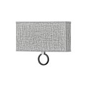 Hinkley Lighting Link 15" Wide Galerie Integrated LED Wall Sconce with Heathered Grey Linen Shade and Circular Link Brushed Nickel