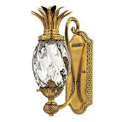 Hinkley Lighting 1 Light 14.5" Height Indoor Wall Sconce from the Plantation Collection Burnished Brass