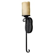 Hinkley Lighting 1 Light 24" Height Indoor Wall Sconce from the Casa Collection Olde Black