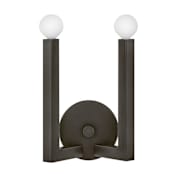 Hinkley Lighting Ezra 2 Light 13" Tall Wall Sconce Black Oxide