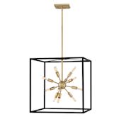 Hinkley Lighting Aros 12 Light 20" Wide Lisa McDennon Sputnik Chandelier Black