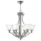Hinkley Lighting Bolla 6 Light 1 Tier Chandelier from the Bolla Collection Brushed Nickel