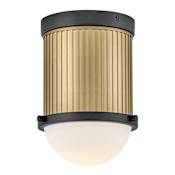 Hinkley Lighting Kieran 7" Wide LED Flush Mount Ceiling Fixture Black
