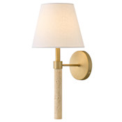 Hinkley Lighting Bruna 18" Tall LED Bathroom Sconce Lacquered Brass