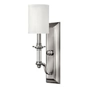Hinkley Lighting 1 Light Indoor Wall Sconce from the Sussex Collection Brushed Nickel