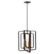Hinkley Lighting 4 Light Pendant from the Quentin Collection Buckeye Bronze