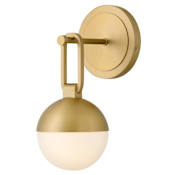 Hinkley Lighting Bowie 13" Tall LED Bathroom Sconce Lacquered Brass