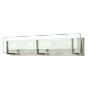 Hinkley Lighting Latitude 26" Wide 4 Light Bath Bar with Halogen Bulbs Included Brushed Nickel