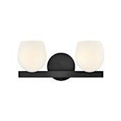 Hinkley Lighting Mae 2 Light 15" Wide LED Vanity Light Black