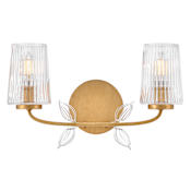 Hinkley Lighting Aliso 2 Light 16" Wide Vanity Light Distressed Brass