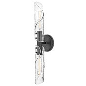 Hinkley Lighting Capri 2 Light 24" Tall Wall Sconce Black
