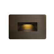 Hinkley Lighting Luna 3" Tall 120v 4w LED ADA Rectangle 2700K Indoor / Outdoor ADA Step Light Matte Bronze