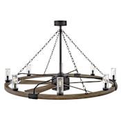 Hinkley Lighting Sawyer 44" 5 Blade Indoor / Outdoor Smart LED Ceiling Fan Matte Black