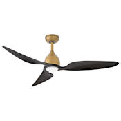Hinkley Lighting Azura 52" 3 Blade Indoor / Outdoor Smart LED Ceiling Fan with HIRO Control Heritage Brass