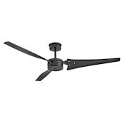 Hinkley Lighting Mistrial 60" 3 Blade Indoor Smart Ceiling Fan Matte Black
