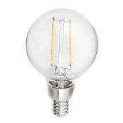Hinkley Lighting LumiGlo Single 2 Watt Clear G16 LED Candelabra (E12) Base Bulb - 220 Lumens, 2400K, and 90 CRI N/A