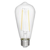 Hinkley Lighting LumiGlo Single 2 Watt Clear ST19 Vintage Edison LED Medium (E26) Base Bulb - 220 Lumens, 2400K, and 90 CRI N/A