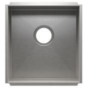 Home Refinements by Julien Urbanedge 16-1/2" x 17-1/2" Undermount Single Basin Stainless Steel Kitchen Sink Stainless Steel