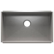 Home Refinements by Julien Urbanedge 28-1/2" x 17-1/2" Undermount Single Basin Stainless Steel Kitchen Sink Stainless Steel