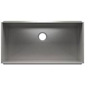 Home Refinements by Julien Urbanedge 37-1/2" x 19-1/2" Undermount Single Basin Stainless Steel Kitchen Sink Stainless Steel