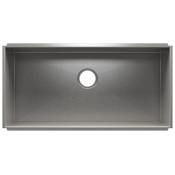 Home Refinements by Julien Urbanedge 34-1/2" Undermount Single Basin Stainless Steel Kitchen Sink Stainless Steel